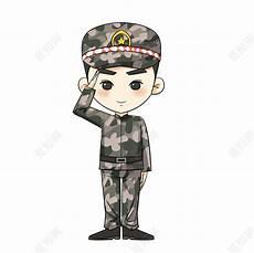 当兵卡通头像图片大全