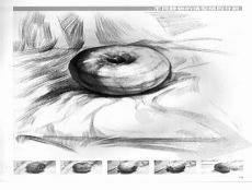 静物组合体素描图片