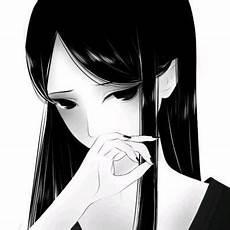 丧系头像女动漫带血