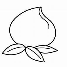 桃子简笔画图片